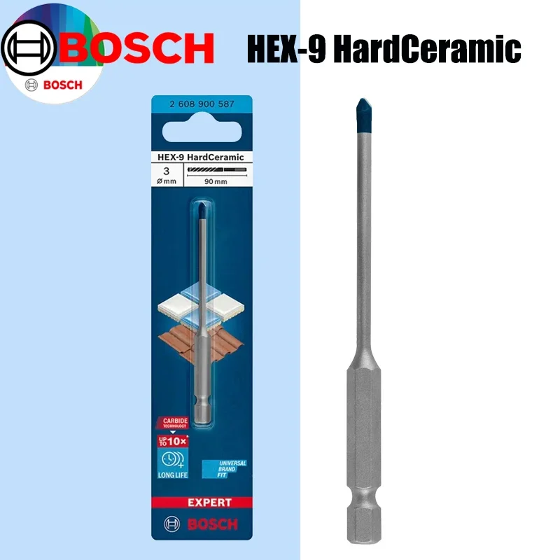 Power Tools For Workshop - BOSCH Hex-9 Hartkeramik-Bohrer EXPERT Small Blue