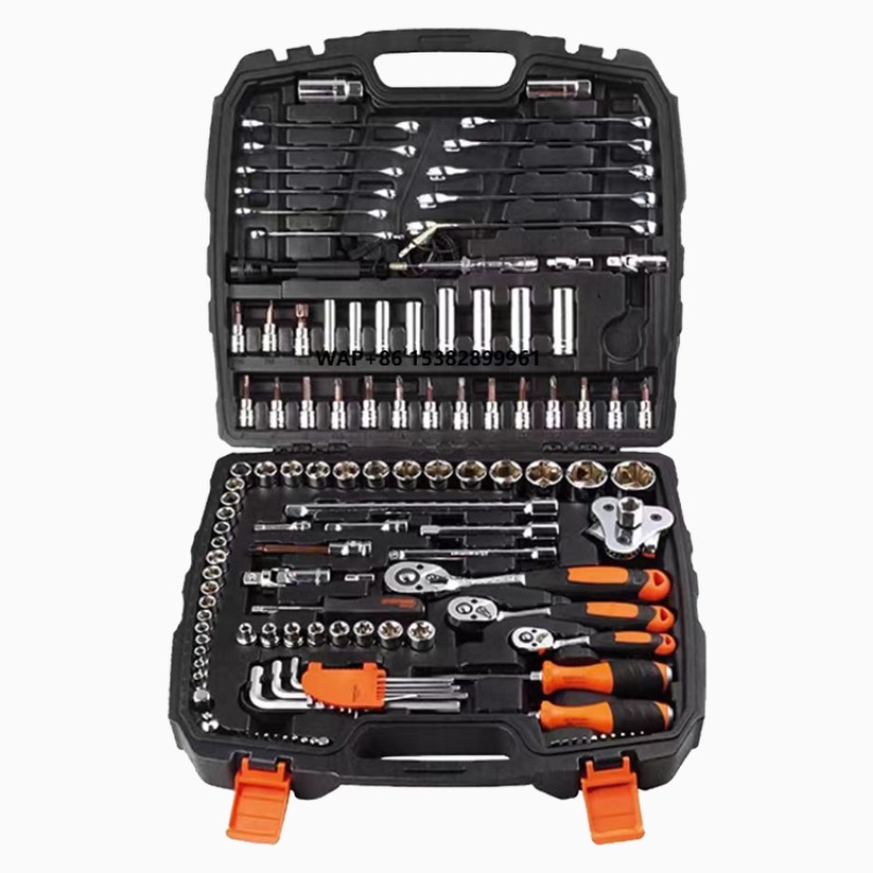 Tools Set Workshop - Professionelles 124-Teiliges Langlebiges Autoreparatur-Werkzeugset Multifunktionales Werkstatt-Werkzeugkit