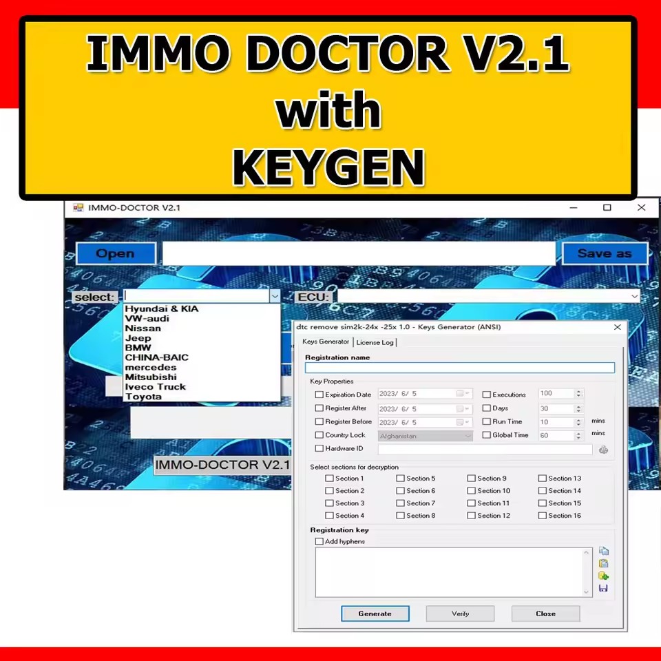 Workshop Tools Brand - Immo Doctor Multi Brand V2.1 ECU-Diagnosegerät