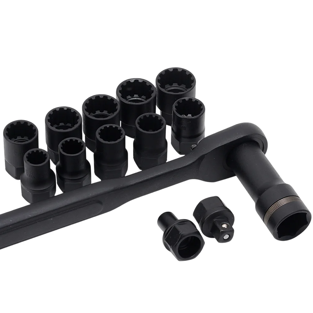 Car Workshop Tools Kit - 15PCS Ratsche Steckschlüssel Hex Und Pflaumenblüte