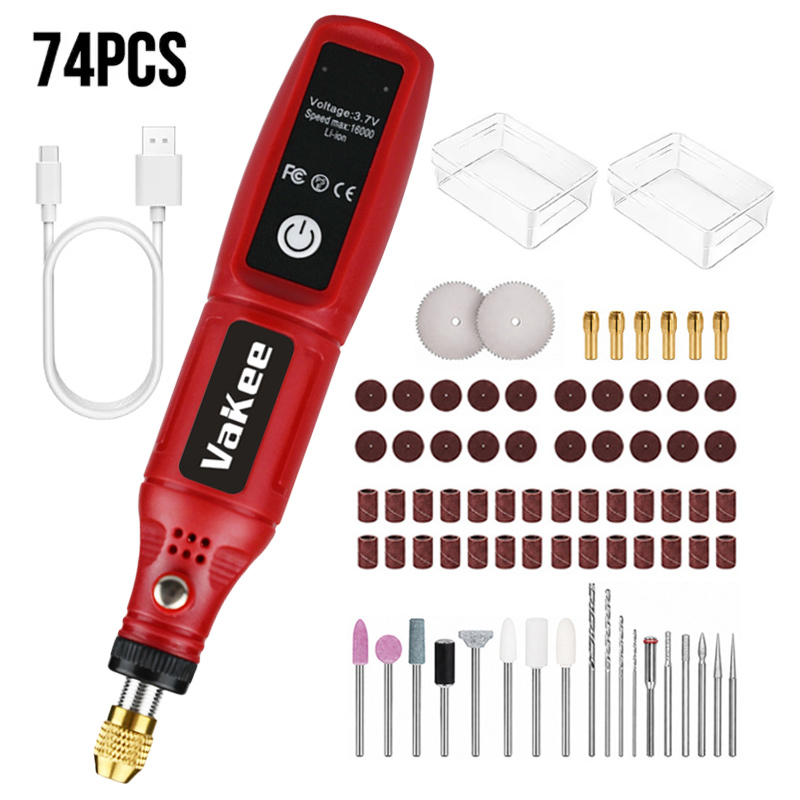 Power Tools For Workshop - Vakee Kabelloses Rotationswerkzeug 15CM Mini Elektrischer