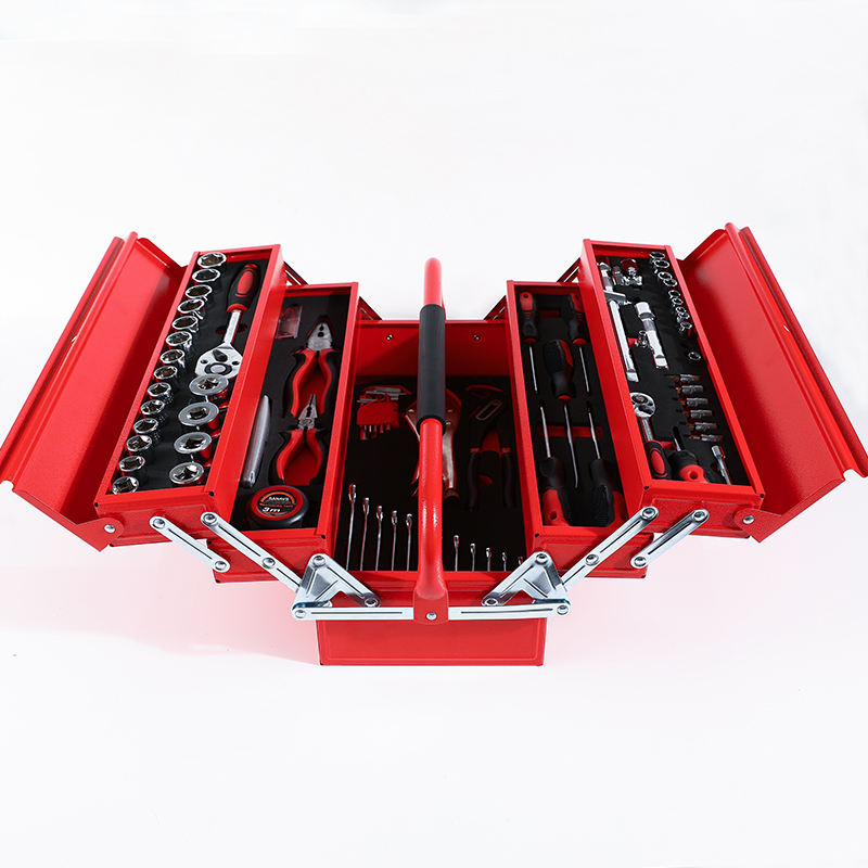 Tools Set Workshop - 18'' Tragbare Werkzeugbox mit Doppelgriff, 5