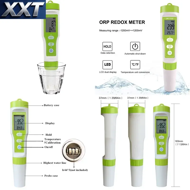 Tools Quality - XXT LCD Digitaler Stift-Tester Wasserqualitätstester ATC