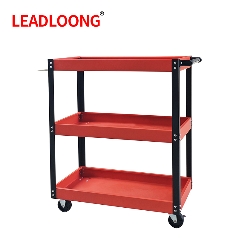 Workshop Tools Automotive - LEADLOONG Autoreparaturbank, 3-stufiger rollender Werkzeugwagen, 330