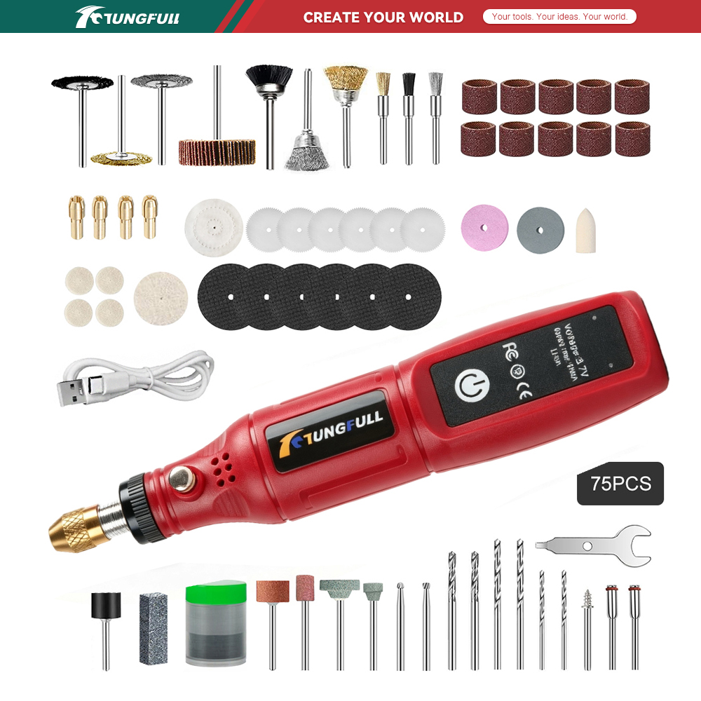TUNGFULL 3,7 V kabelloses Rota – Power Tools For Workshop Bewertung und Preis