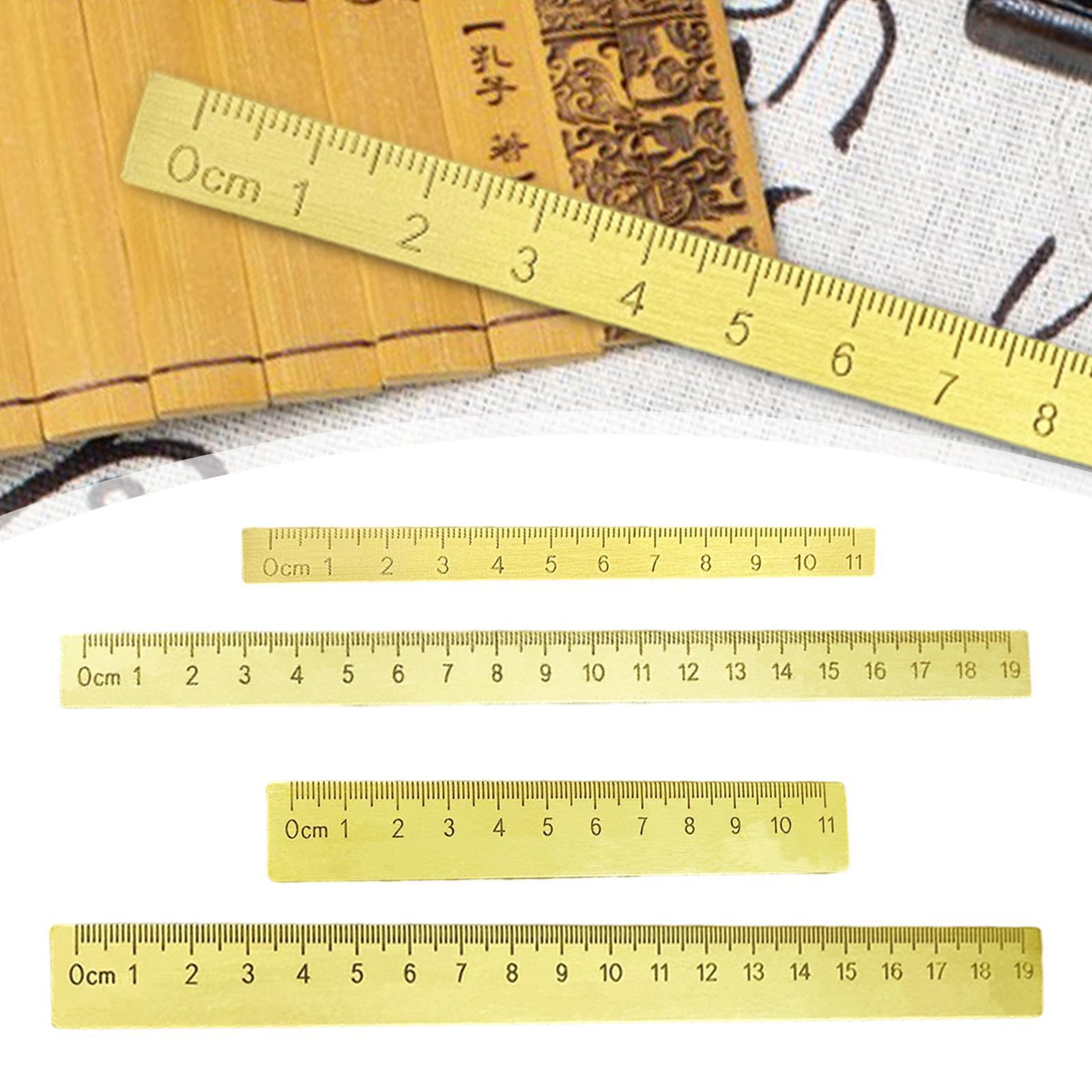 Messinglineal, Briefbeschwerer – Workshop Tools Drawing Bewertung und Preis